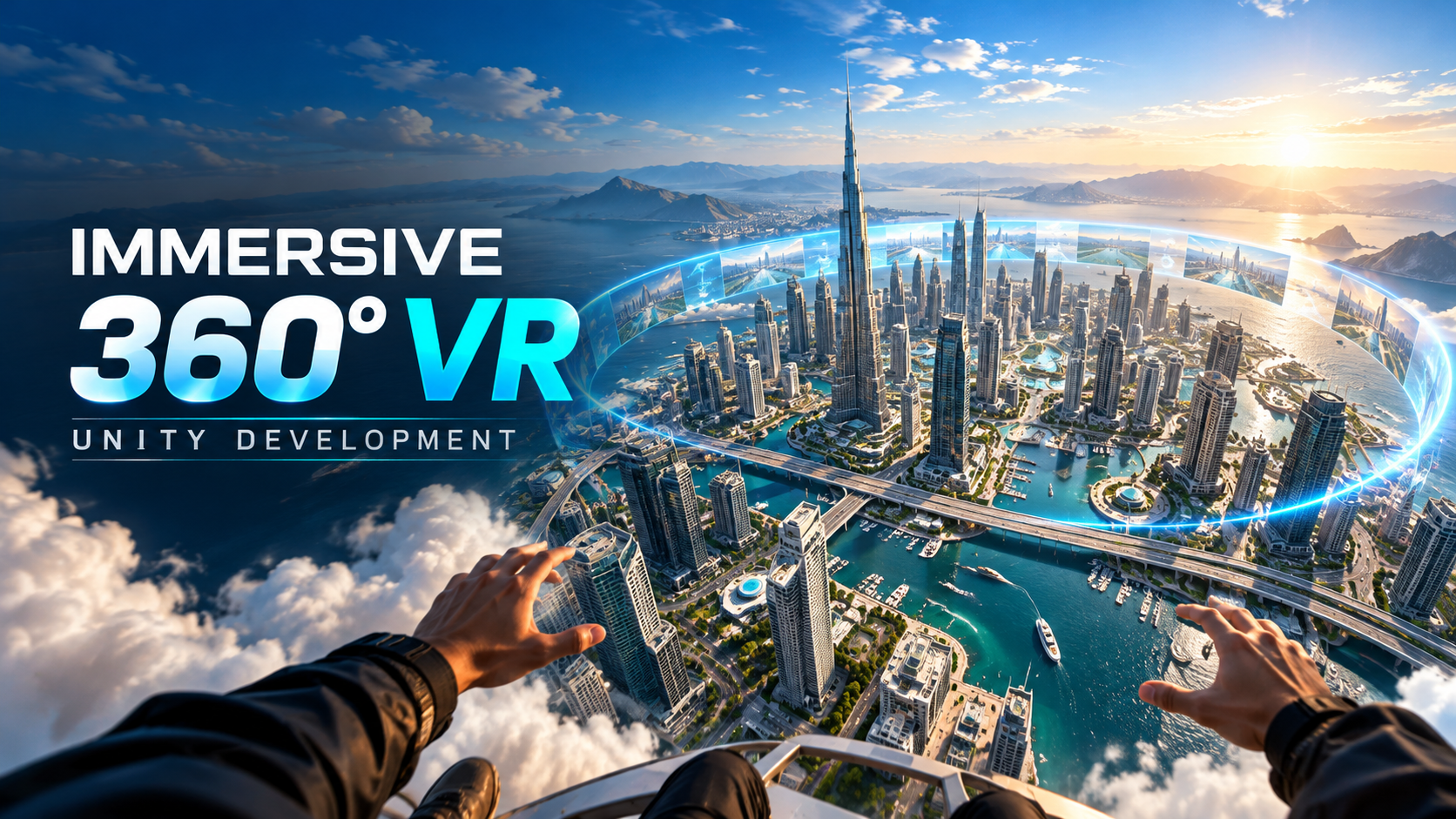 Immersive 360° Virtual Reality Experience Icon
